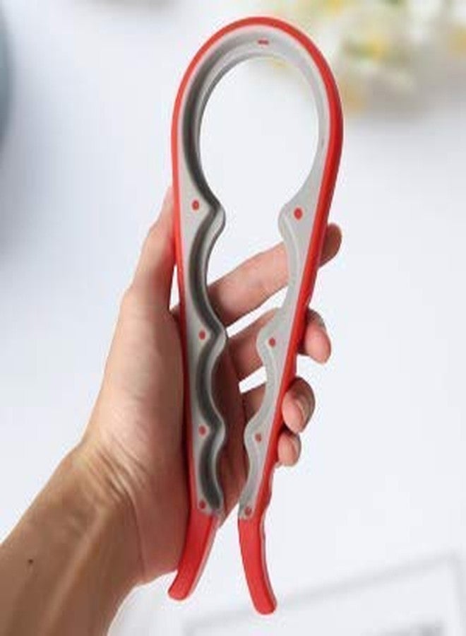 KPS TIN Cutter Plastic 4 in 1 Multi Purpose Can Jar Mouth Openers Screw Cap Tin Opener Kitchen Tool, 22.6 x 6.6 x 0.1 cm - Image 3